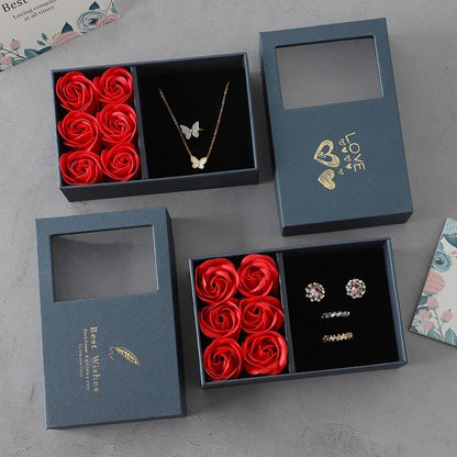 Rose jewelry gift box